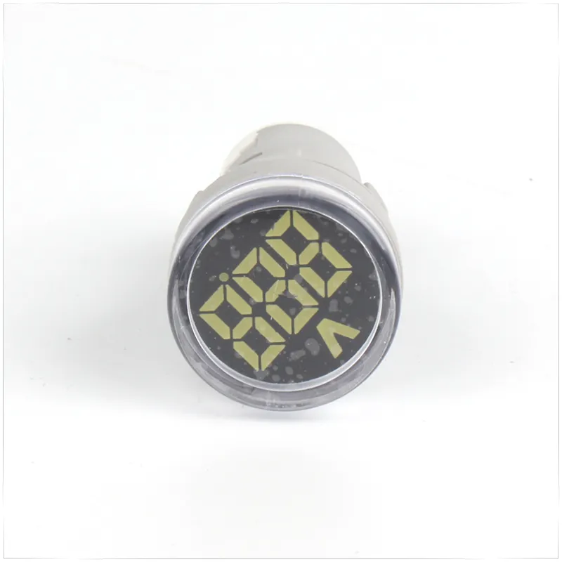 Voltage meter - Circular - large screen  White