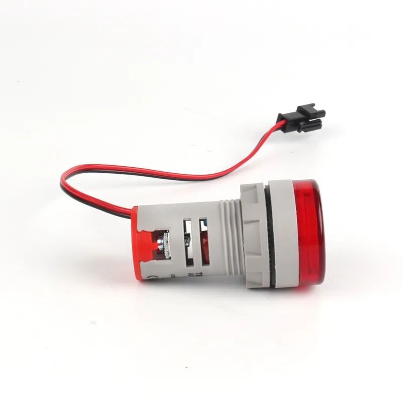 Ammeter - Circular  Red