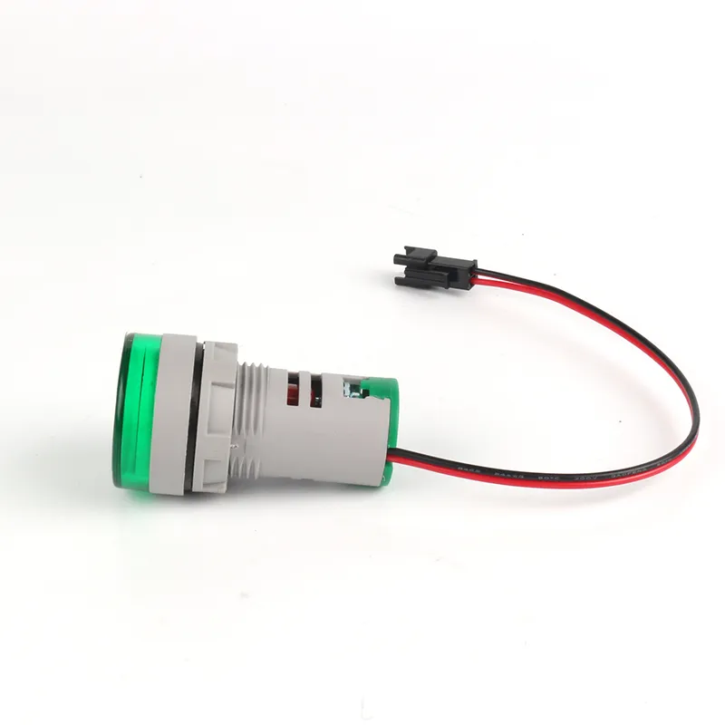 Ammeter - Circular  Green