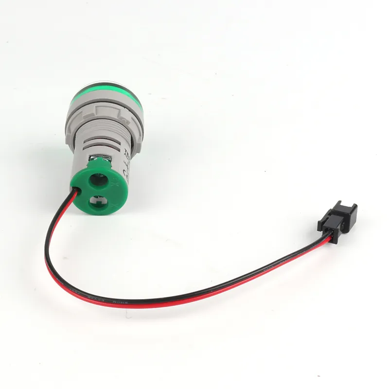 Ammeter - Circular  Green