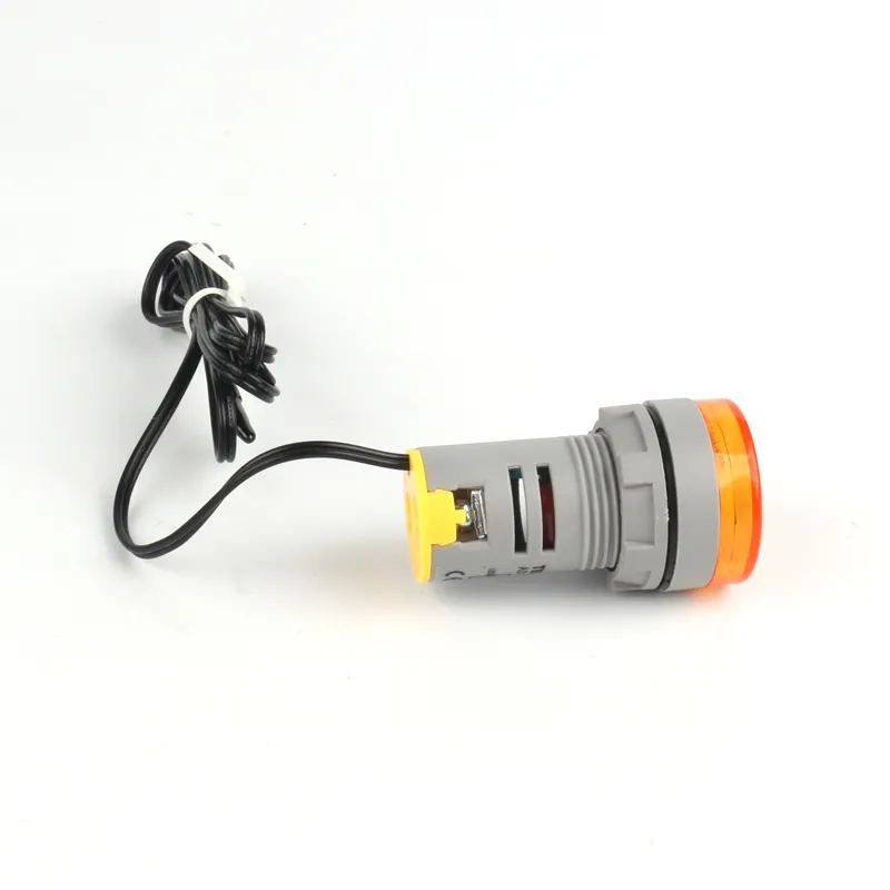 Temperature Display - Circular  Yellow