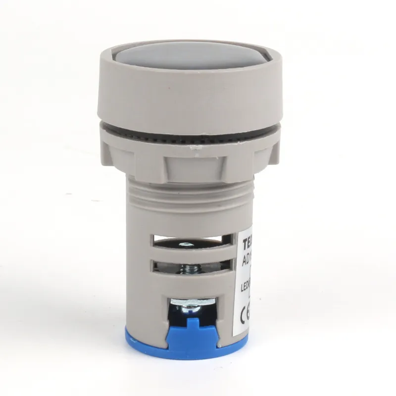 Voltage meter - Circular - Crystal screen  Blue