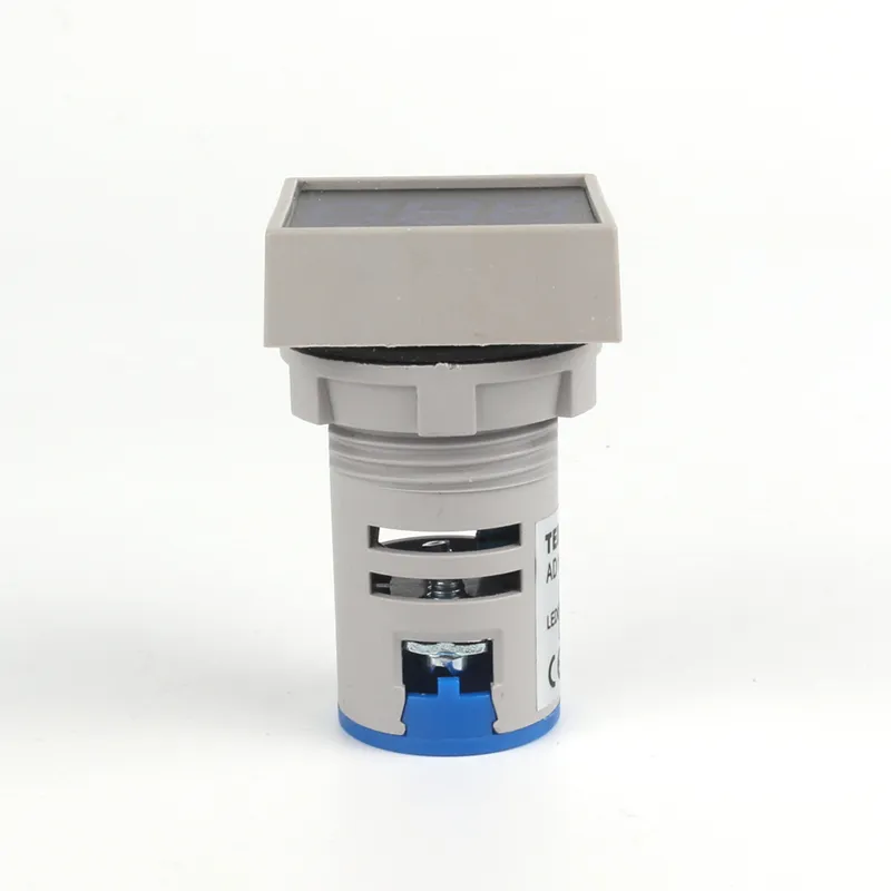 Voltage Meters - Square Blue