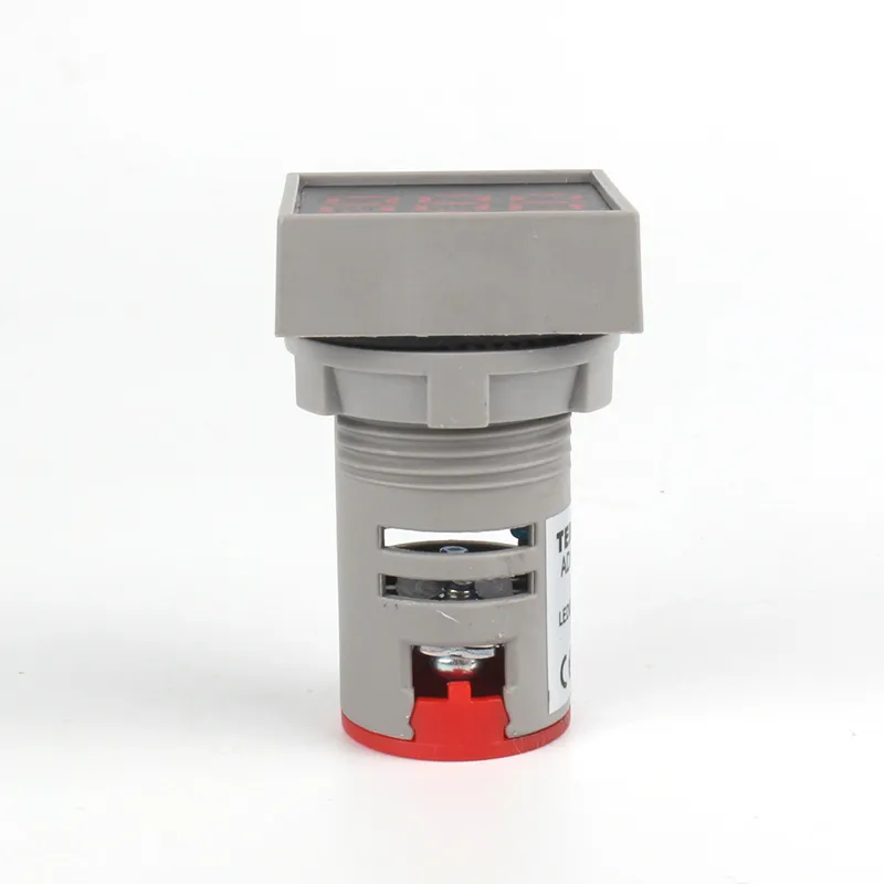 Voltage Meters - Square Red