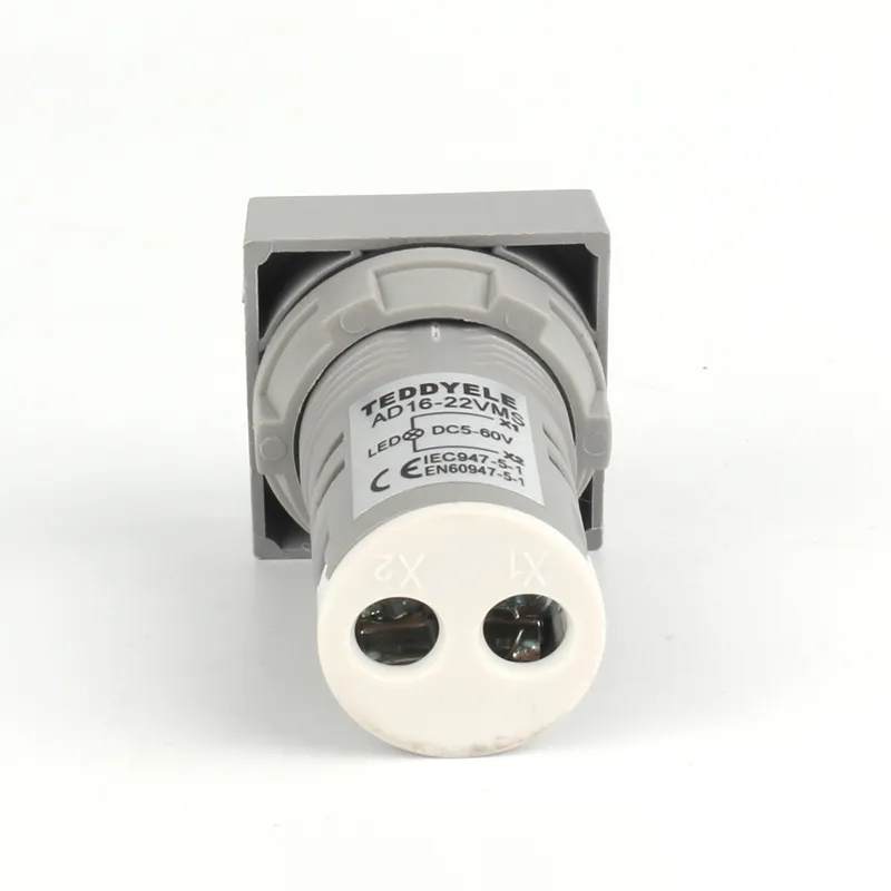 Voltage Meters - Square  White